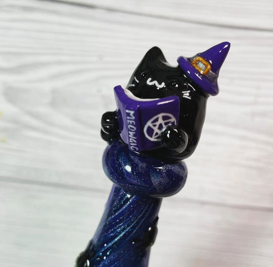 Wizard Kitty Ready To Ship Ergonomic Crochet Hook