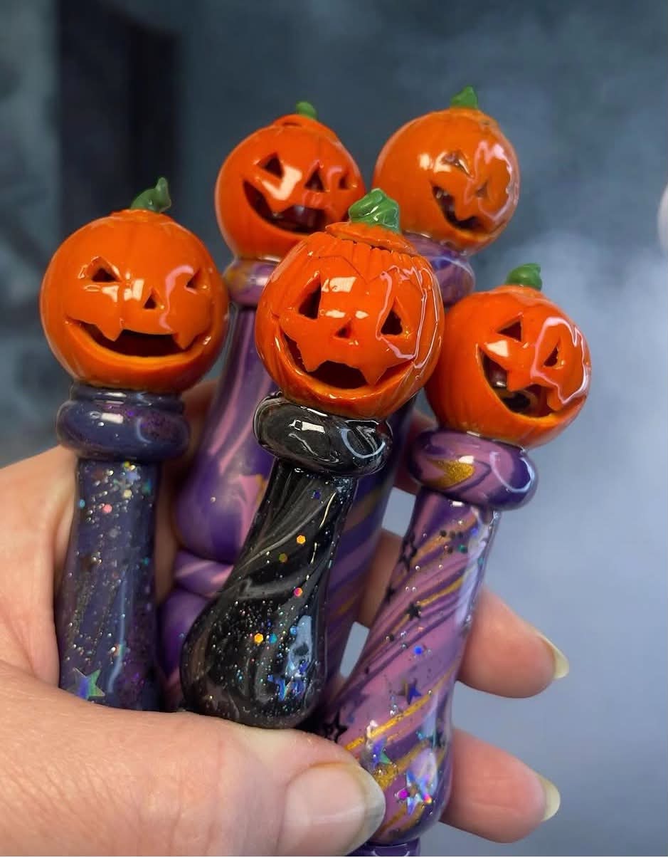 Light Up Pumpkin PRE ORDER Ergonomic Crochet Hook